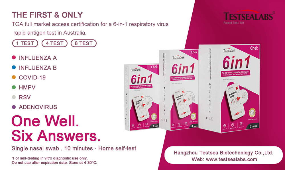 Flu A/B + COVID-19/HMPV+RSV/Adeno Antigen Combo Test